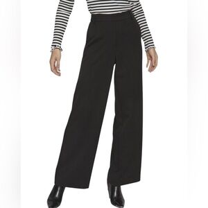 Vila Vivarone High Waist Wide-Leg Pants Black EU 40 US 10